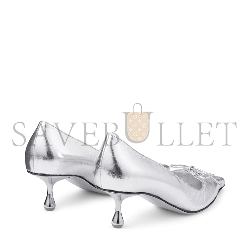 JIMMY CHOO SCARLETT 50 SILVER VINTAGE METALLIC LEATHER PUMPS SCARLETT50BYK JIMMY CHOO SCARLETT 50 SILVER VINTAGE METALLIC LEATHER PUMPS SCARLETT50BYK